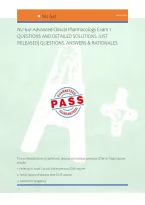 Nu 641 Advanced Clinical Pharmacology Exam 1 &NewLine;Questions And Detailed Solutions Just &NewLine;Released&vert; Questions&comma; Answers & Rationales 