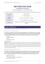 RBT PRACTICE EXAM ACTUAL 2026&sol;2027 &vert; 75 Questions & Verified Answers by Expert &vert; Complete Study Guide &vert; Pass Guaranteed - A&plus; Graded&NewLine;&NewLine;