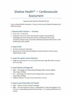NUR 6001 Advanced Health Assessment Complete Exam & Clinical Skills Bundle &vert; Exam 1 & Exam 2 Study Guides&comma; SOAP Notes&comma; HEENT&comma; Cardiovascular & Respiratory Assessment &plus; Shadow Health Rubric &vert; Verified Q&As &vert; Latest 2026‑2027 Prep