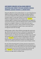 Ahip Newest 2026&sol;2027 Actual Exam Complete &NewLine;Questions And Correct Detailed Answers &lpar;Verified &NewLine;Answers&rpar; &vert;Already Graded A&plus;&vert;&vert;Brand New&excl;&excl;