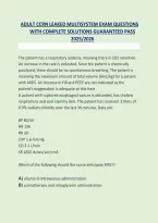 Adult&lowbar;Ccrn&lowbar;Leaked&lowbar;Multisystem&lowbar;Exam&lowbar;Questions&lowbar;With&lowbar;Complete&lowbar;Solutions