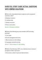 Iahss Full Study Guide Actual Questions With Verified Solutions