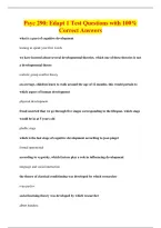 Psyc 290&colon; Edapt 1 Test Questions with 100&percnt;&NewLine;Correct Answers