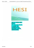HESI RN Exit Exam V1&ndash;V8 Complete Exams Study Guide &vert; Practice Questions & Answers