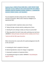 Capstone Exam 1 Exam Actual Exam 2026 &vert;&vert; Most Recent Exam &NewLine;2026&vert;2027 Actual Complete Real Exam Questions And Correct &NewLine;Answers &lpar;Verified Answers&rpar; Already Graded A&plus; &vert; Guaranteed &NewLine;Success&excl;&excl; Newest Exam &vert; Just Released&excl;&excl;