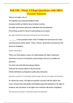Poli 330 - Week 3 Edapt Questions with 100&percnt;&NewLine;Correct Answers