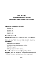 NBRC TMC Exam &NewLine;Therapist Multiple-Choice &lpar;TMC&rpar; Actual Exam&NewLine;Questions with Answers &vert; Updated&vert; Pass Guaranteed&NewLine;