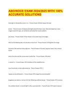 Abo&sol;Noce Exam 2024&sol;2025 With 100&percnt; &NewLine;Accurate Solutions