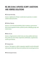 Iee 380 Exam 2 Updated Script Questions&NewLine;And Verified Solutions
