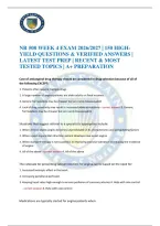 Nr 508 Week 4 Exam 2026&sol;2027 &vert; 150 High-Yield Questions & Verified Answers &vert; Latest Test Prep &vert; Recent & Most Tested Topics &vert; A&plus; Preparation