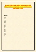 NIH Stroke Scale Group A Patient 1-6 Includes updated clinical training materials&comma; scoring guidance&comma; and case scenarios for exam preparation and practice&period;