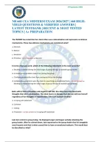 Nr 668 Cea Midterm Exam 2026&sol;2027 &vert; 460 High-Yield Questions & Verified Answers &vert; Latest Testbank &vert; Recent & Most Tested Topics &vert; A&plus; Preparation
