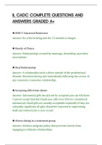 Il Cadc Complete Questions And&NewLine;Answers Graded A&plus;