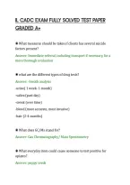 Il Cadc Exam Fully Solved Test Paper&NewLine;Graded A
