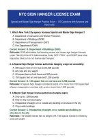 NYC Sign Hanger License Exam &ndash; 120 Practice Questions & Rationales