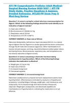 ATI PN Comprehensive Predictor Adult Medical-Surgical Nursing Review 2026&sol;2027 &vert; ATI PN Study Guide&comma; Practice Questions & Answers&comma; Detailed Rationales&comma; NCLEX-PN Exam Prep & Med-Surg Review