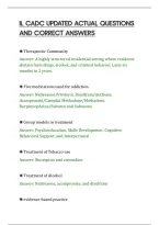 Il Cadc Updated Actual Questions&NewLine;And Correct Answers