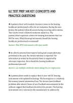 Ile Test Prep 168 Key Concepts And&NewLine;Practice Questions&NewLine;