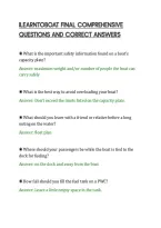 Ilearntoboat Final Comprehensive&NewLine;Questions And Correct Answers
