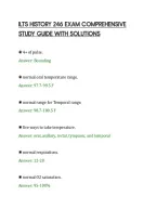 Ilts History 246 Exam Comprehensive&NewLine;Study Guide With Solutions
