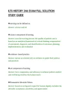 Ilts History 246 Exam Full Solution&NewLine;Study Guide