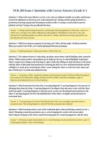 NUR 200 Exam 1 Questions with Correct Answers &lpar;Grade A&plus;&rpar;