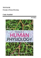 Test Bank For Principles Of Human Physiology 6Th Edition By Cindy Stanfield Isbn&colon; 978-0134169804 Complete Guide All Chapters Covered 100&percnt; Verified A&plus; Grade Assured&excl;&excl;&excl;&excl;New Latest Update&excl;&excl;&excl;&excl;Guaranteed Pass&excl;&excl;&excl;&excl;