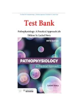 Test Bank For Pathophysiology&colon; A Practical Approach 5th Edition by Lachel Story&vert;&vert;ISBN NO&colon;10&comma;1284288099&vert;&vert;ISBN NO&colon;13&comma;978-1284288094&vert;&vert;All Chapters