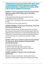 CJE Benchmark Assessment 2026&sol;2027 Study Guide &vert; CJE Benchmark Practice Questions & Answers&comma; Detailed Rationales&comma; Comprehensive Review&comma; Exam Prep & Clinical Judgment Preparation