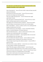 Psy 260 Exam 1 &lpar;Second Part Of Notes&rpar; Exam Questions With Verified Answers Latest Update 2026
