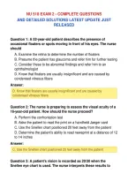Nu 518 Exam 2 - Complete Questions&NewLine;And Detailed Solutions Latest Update Just&NewLine;Released