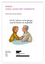 Verpleegkunde &vert; Minor Goed leven met dementie &vert; Goed Leven Plan &vert; Dementie &vert; Windesheim &vert; 