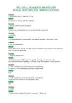 Wcu Final Exam &lpar;Nurs 100&rpar; Updated&NewLine;Actual Questions And Correct Answers