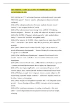 Cdc Module 2 Exam Questions With Verified Answers Latest Update 2026