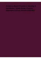 Evidence-Based Practice in Nursing & Healthcare &ndash; Study Guide&comma; Practice Questions & Exam Review