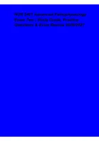 NUR 5461 Advanced Pathophysiology Exam Two &ndash; Study Guide&comma; Practice Questions & Exam Review