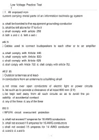 Low Voltage Practice Test 1 2026 &vert; Electrical Low-Voltage Exam Questions & Study Guide