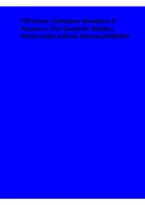 F80 Exam &ndash; Complete Questions & Answers&comma; Fire Guard for Shelters Study Guide & Exam Review