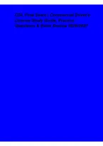 CDL Final Exam &ndash; Commercial Driver's License Study Guide&comma; Practice Questions & Exam Review