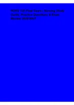 NURS 125 Final Exam &ndash; Nursing Study Guide&comma; Practice Questions & Exam Review 2026&sol;2027