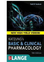 Test Bank for Katzung's Basic and Clinical Pharmacology 16th Edition by Todd W&period; Vanderah 9781260463309