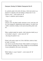 Emergency Nursing 3&period;0 Pediatric Emergencies Part II 2026 &vert; ENO Study Guide & Exam Review