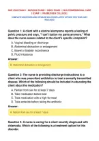 Nur 2502 Exam 1 &sol; Nur2502 Exam 1 &sol; Mdc3 Exam 1 &sol; Multidimensional Care&NewLine;3 Exam 1 &vert; Rasmussen College &vert;&NewLine;Complete Questions And Detailed Solutions Latest Update This Year Just&NewLine;Released
