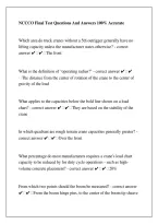 NCCCO Final Test Questions and Answers 100 2026 &vert; Crane Operator Exam Prep