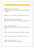 PATH 1000 MIDTERM 1 Questions And Answers 100- Verified&period;pdf
