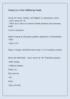 Nursing Care of the Childbearing Family &ndash; Questions & Answers &vert; Maternal-Newborn Nursing 2026