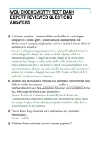 Wgu Biochemistry Final Final Test 2026 Questions With Correct Answers Graded