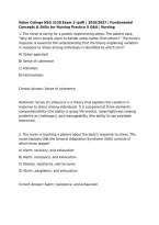 NSG 3130 Fundamental Concepts & Skills for Nursing Practice II Exam 3 &vert; Galen College of Nursing Q&A Prep 2026&sol;2027