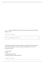 Nbrc Tmc Practice Questions With Correct Answers