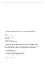 Nbrc Practice Exam 6 Questions With Correct Answers